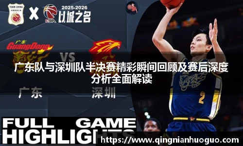 广东队与深圳队半决赛精彩瞬间回顾及赛后深度分析全面解读